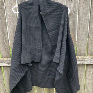 Pendleton sleeveless waterfall cardigan Merino Wool, size L